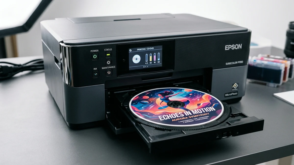 How to Print Custom CD/DVD Labels & PVC Cards with Epson Photo+